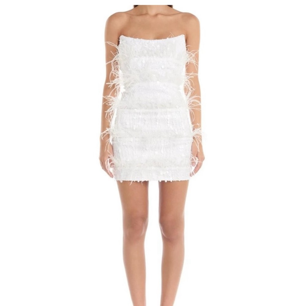 Elijah the label Tiffany white dress